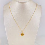 Set Cadena Veneciana + Dije San Benito / 1.5g / 45cm Oro Amarillo 18K