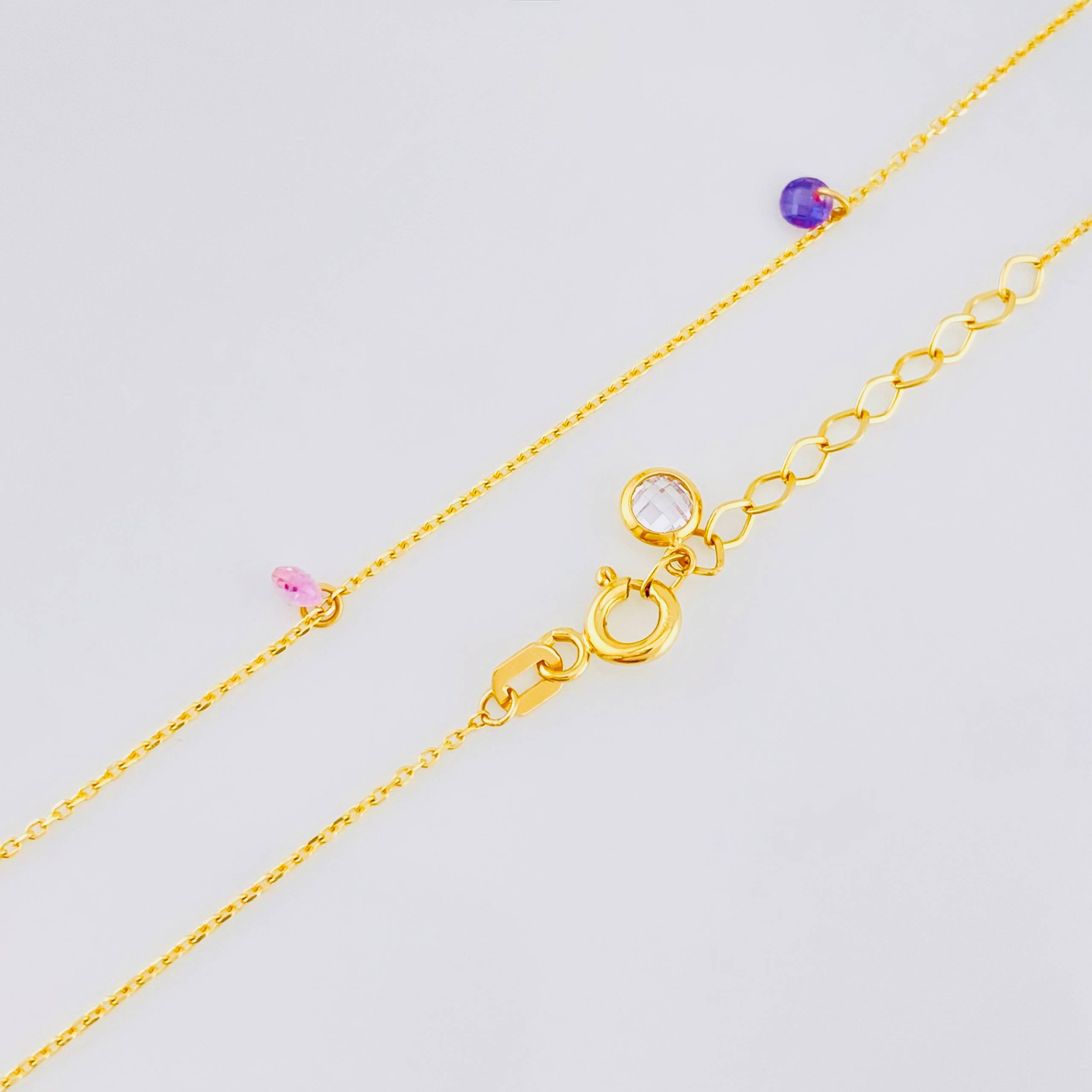 Cadena Aro Seguido 1.8g / 45cm / 0.6mm Oro Amarillo 18K