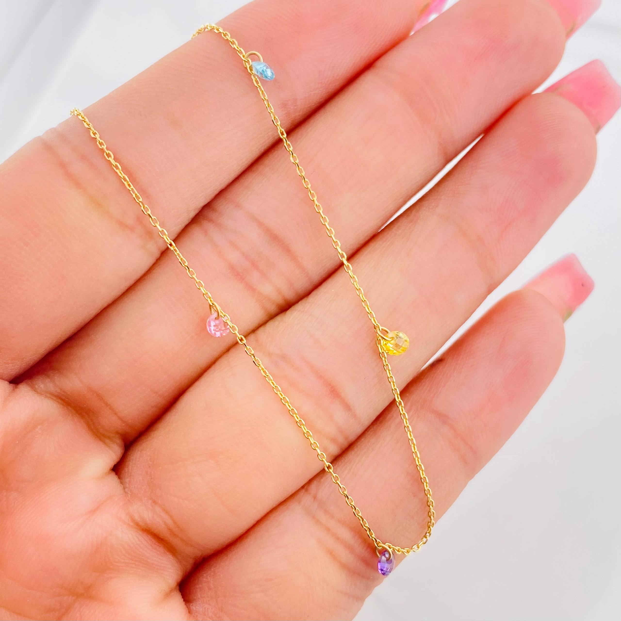 Cadena Aro Seguido 1.8g / 45cm / 0.6mm Oro Amarillo 18K