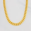 Cadena Cubana 14.6g / 60cm / 7mm Oro Amarillo 18K