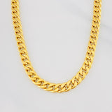Cadena Cubana 11.8g / 60cm / 6.8mm Oro Amarillo 18K
