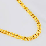 Cadena Cubana 11.8g / 60cm / 6.8mm Oro Amarillo 18K