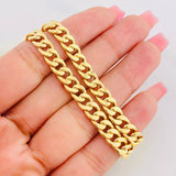 Cadena Cubana 11.8g / 60cm / 6.8mm Oro Amarillo 18K