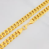 Cadena Cubana 11.8g / 60cm / 6.8mm Oro Amarillo 18K