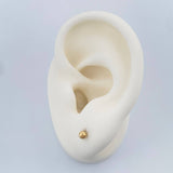 Topos Bola 0.45gr / 4mm Lisa Oro Amarillo 18K &