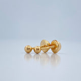 Topos Bola 0.4gr / 3mm Lisa Oro Amarillo &