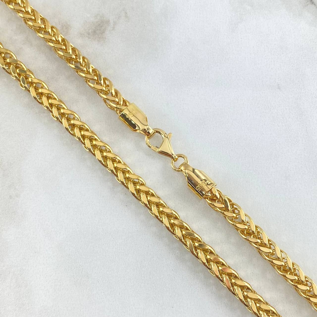 Cadena Franco 25gr / 50cm / 4.5mm Oro Amarillo +3 18K ©