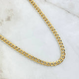 Cadena Cubana 14.55gr / 60cm / 5.5mm Oro Amarillo +0 18K ©