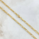Cadena Figaro 6.15gr / 60cm / 3.3mm Oro Amarillo +0 18K ©