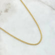Cadena Cubana 3.3gr / 60cm / 2.4mm Oro Amarillo +0 18K ©