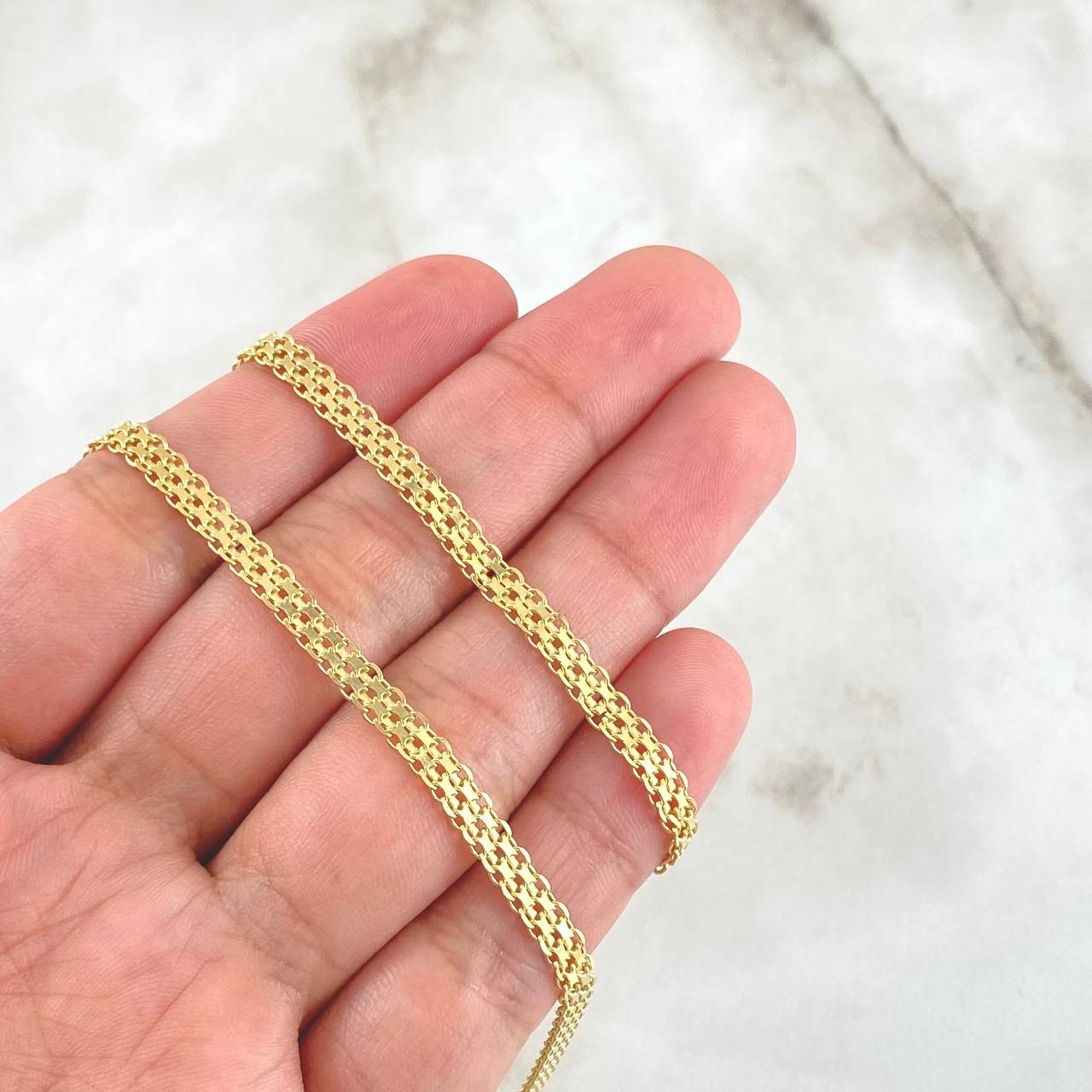 Cadena China 13.2gr / 60cm / 3.8mm Oro Amarillo +0 18K ©
