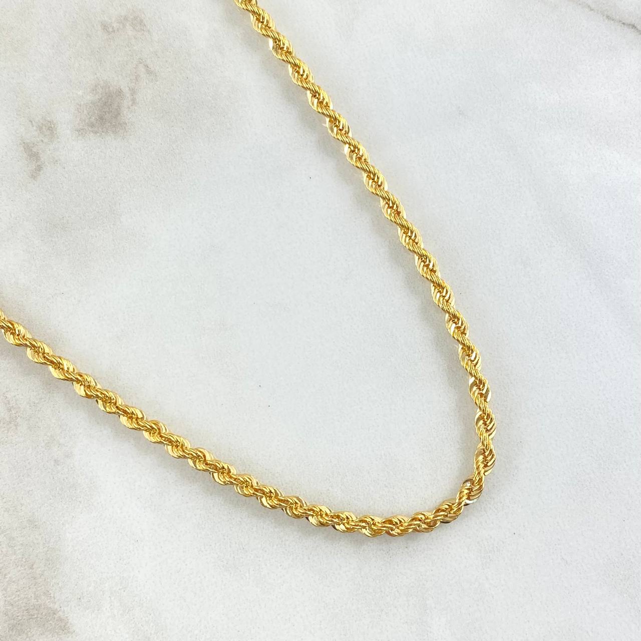 Cadena Lazo 5.85gr / 45cm / 3.1mm Oro Amarillo +3 18K *
