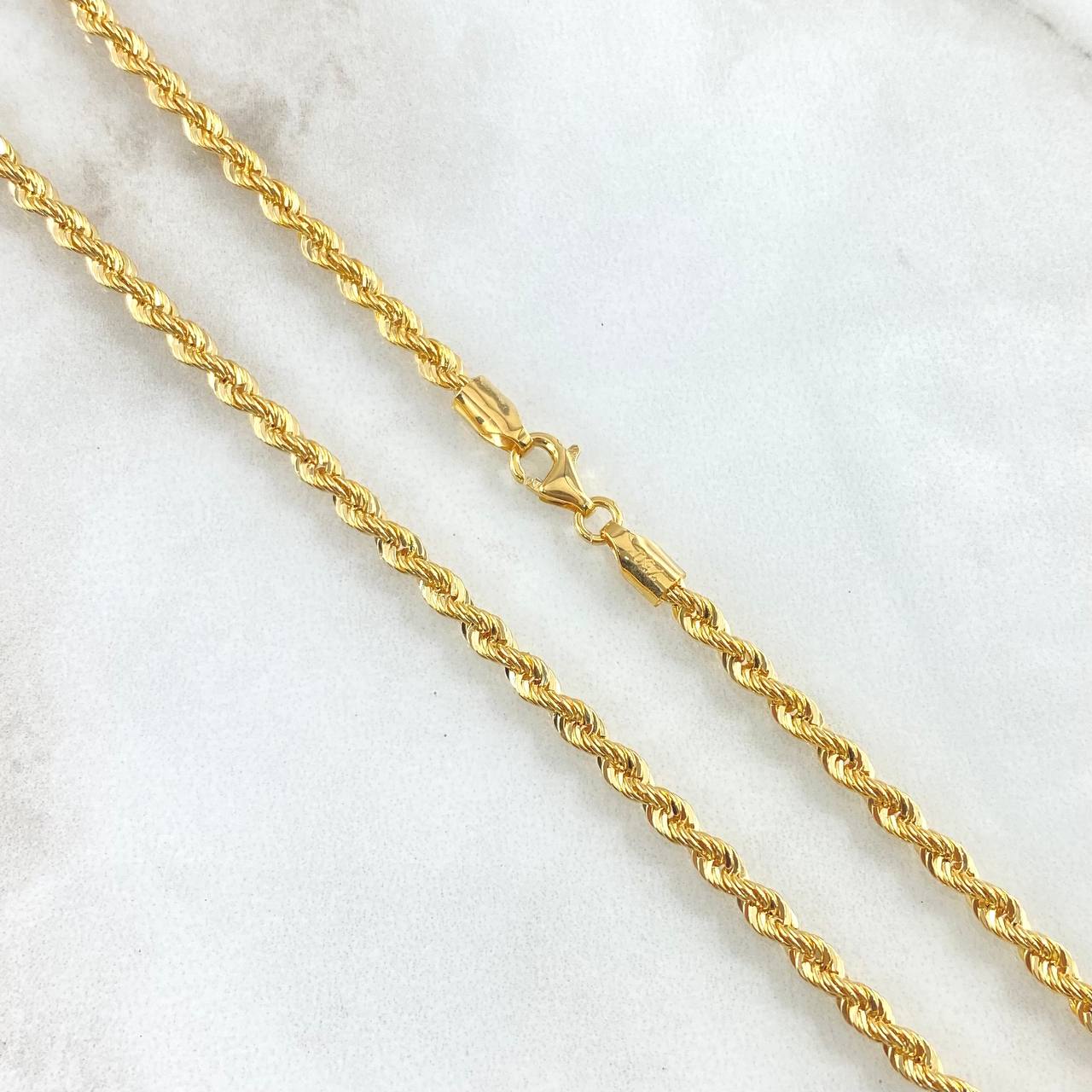 Cadena Lazo 5.75gr / 45cm / 3.1mm Oro Amarillo +3 18K ©