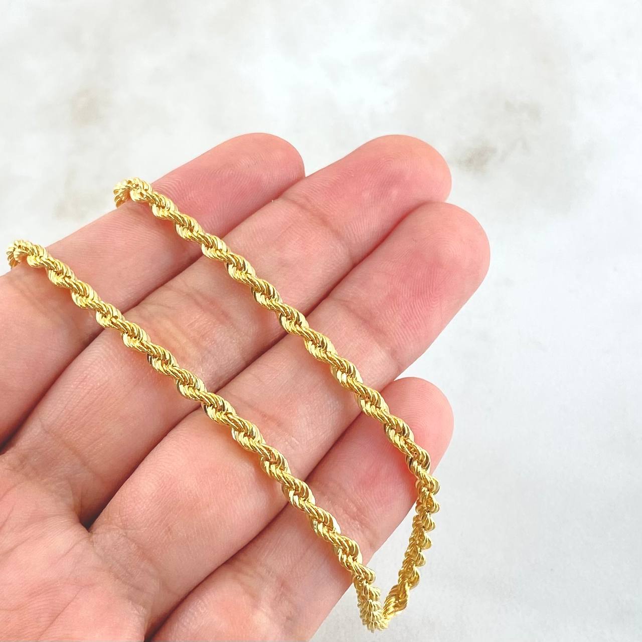 Cadena Lazo 7.8gr / 60cm / +3 Oro 18K
