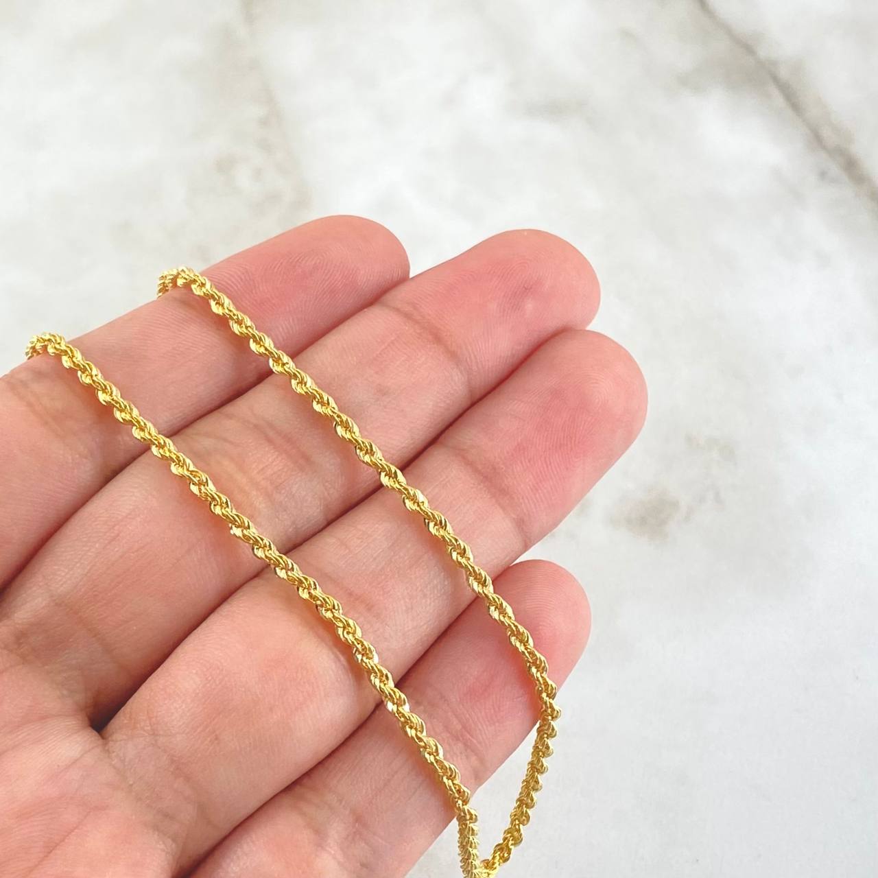 Cadena Lazo 3.55gr / 60cm / +3 Oro 18K ©