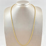 Cadena Lazo 3.3gr / 60cm / 2.2mm Oro Amarillo +3 18K