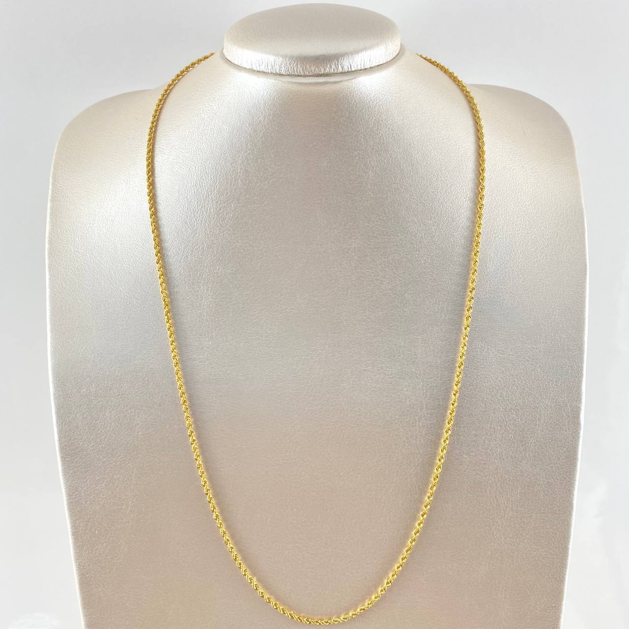 Cadena Lazo 3.4gr / 60cm / 2.2mm Oro Amarillo +3 18K