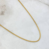 Cadena China 2.65gr / 50cm / Oro Amarillo +1 18K ©