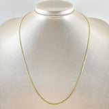 Cadena Plana 1.6gr / 45cm / +3 Oro 18K ©