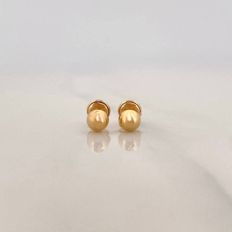 Topos Media Bola 0.65g / 5mm Oro Amarillo 18K
