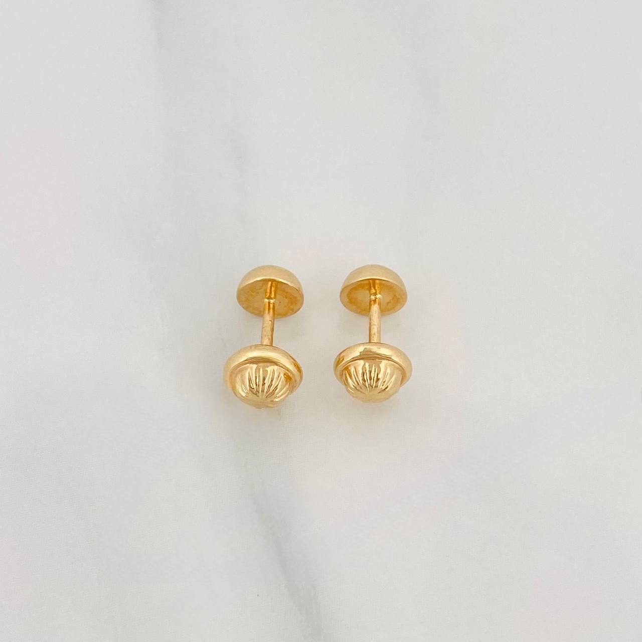Topos Media Bola 0.65g / 5mm Oro Amarillo 18K