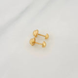 Topos Media Bola 0.6g / 4mm Oro Amarillo 18K