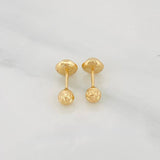 Topos Bola Diamantada 0.5g / 4mm Oro Amarillo 18K