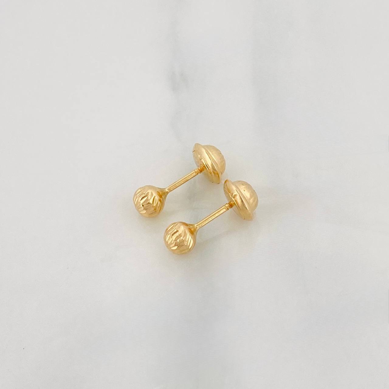 Topos Bola Diamantada 0.5g / 4mm Oro Amarillo 18K