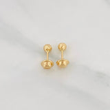 Topos Bola Diamantada 0.5g / 4mm Oro Amarillo 18K