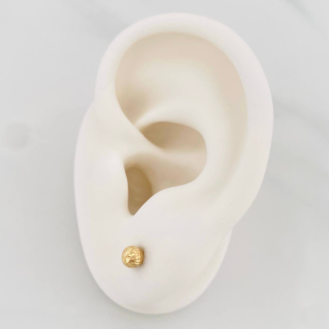 Topos Bola Diamantada 0.5g / 4mm Oro Amarillo 18K