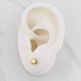 Topos Bola Lisa 0.5g / 5mm Oro Amarillo 18K