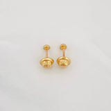Topos Media Bola 0.5g / 3mm Oro Amarillo 18K
