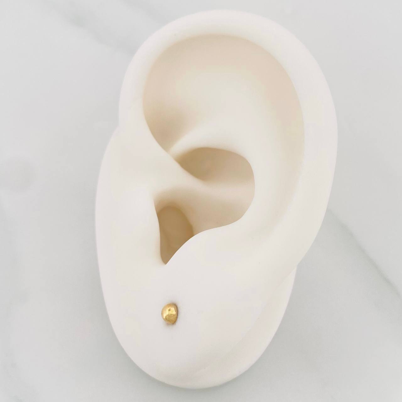 Topos Media Bola 0.5g / 3mm Oro Amarillo 18K