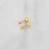 Topos Bola Lisa 0.4g / 3mm Oro Amarillo 18K