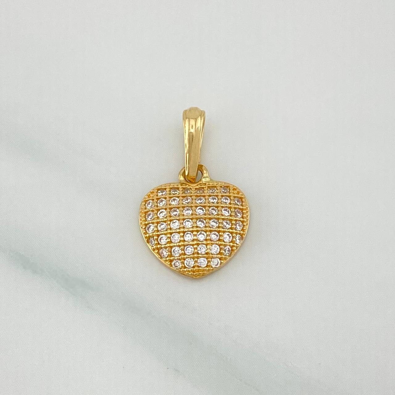 Dije Corazon 1.4 g / 1.8 cm Oro Amarillo 18K
