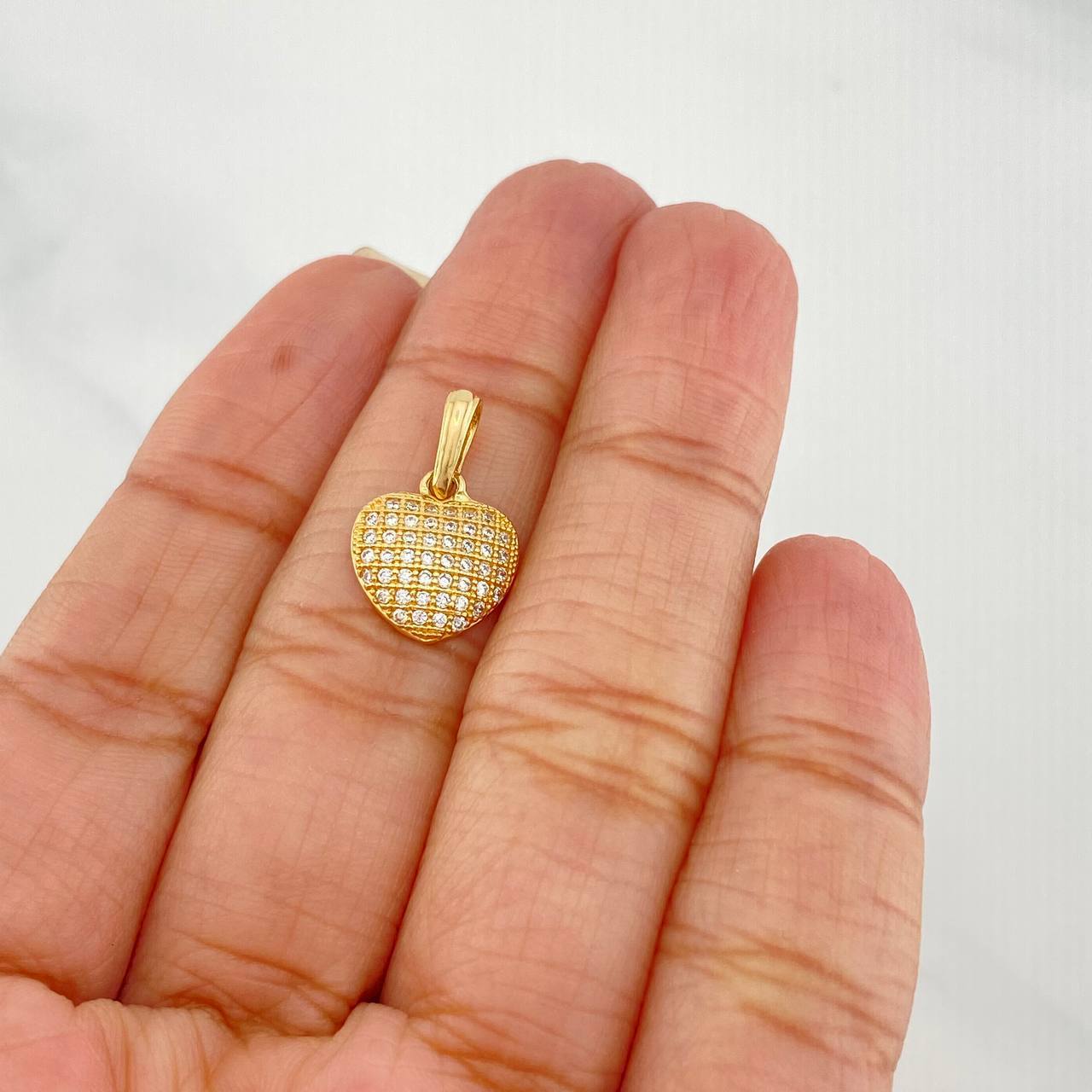 Dije Corazon 1.4 g / 1.8 cm Oro Amarillo 18K