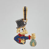 Dije Pato Bolsa De Dinero 5.65 g / 3.4 cm Tres Oros 18K