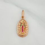 Dije Virgen Guadalupe 1.45 g / 2.3 cm Oro Rosa 18K