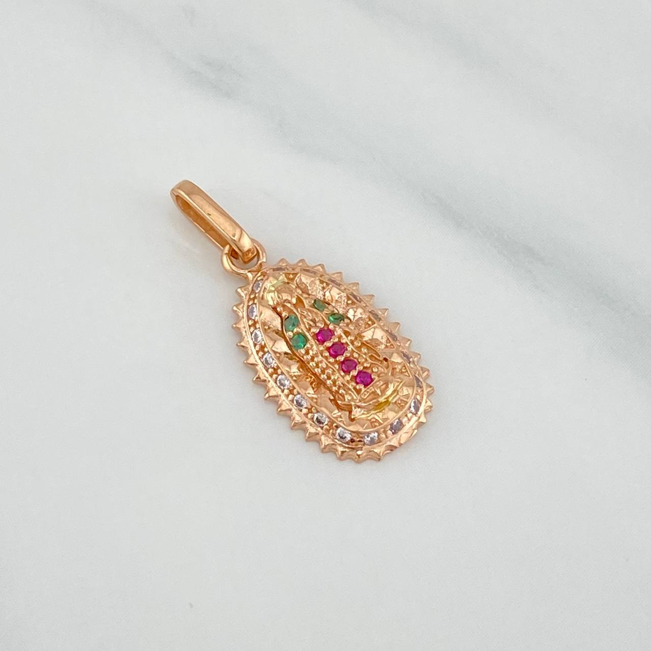 Dije Virgen Guadalupe 1.45 g / 2.3 cm Oro Rosa 18K