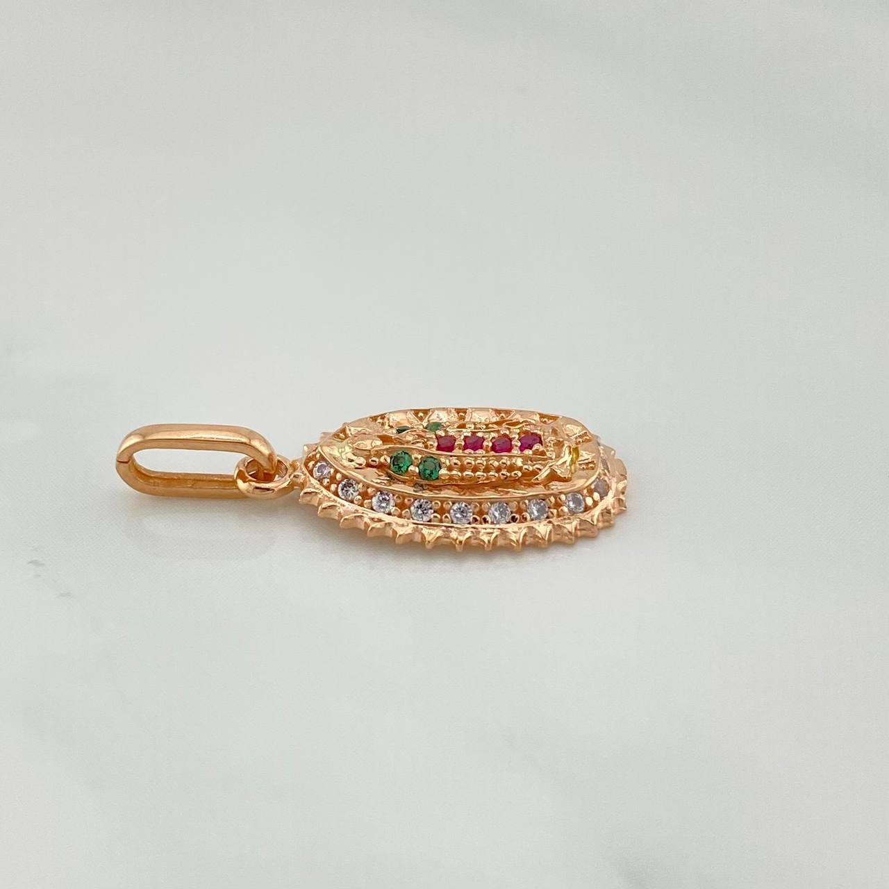 Dije Virgen Guadalupe 1.45 g / 2.3 cm Oro Rosa 18K