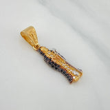 Dije Santa Muerte 2.5 g / 3 cm Tres Oros 18K