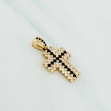Dije Cruz Puntos 2.4 g / 2.5 cm Oro Amarillo 18K