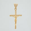 Dije Cruz Cristo 2.5 g / 4 cm Oro Amarillo 18K