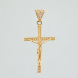 Dije Cruz Cristo 2.5 g / 4 cm Oro Amarillo 18K