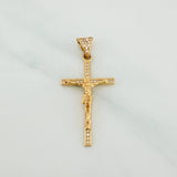 Dije Cruz Cristo 2.5 g / 4 cm Oro Amarillo 18K