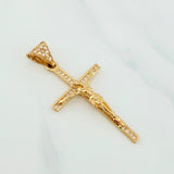 Dije Cruz Cristo 2.5 g / 4 cm Oro Amarillo 18K