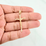 Dije Cruz Cristo 2.5 g / 4 cm Oro Amarillo 18K