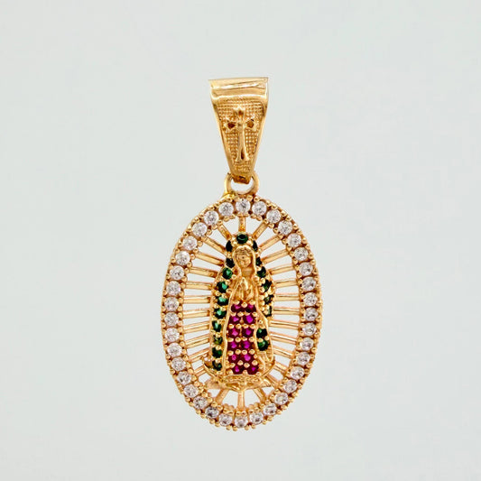 Dije Virgen Guadalupe 3.55 g / 3.2 cm Oro Amarillo 18K