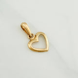Dije Silueta Corazon 0.6 g / 1.7 cm Oro Amarillo 18K