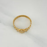 Anillo Correa Corona 2.1 g / T7 1/2 Oro Amarillo 18K